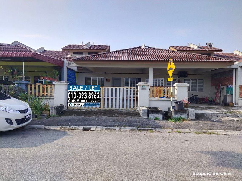 Rumah Teres Setingkat Untuk Dijual di Taman Kinding Raya, Tg Rambutan, Perak