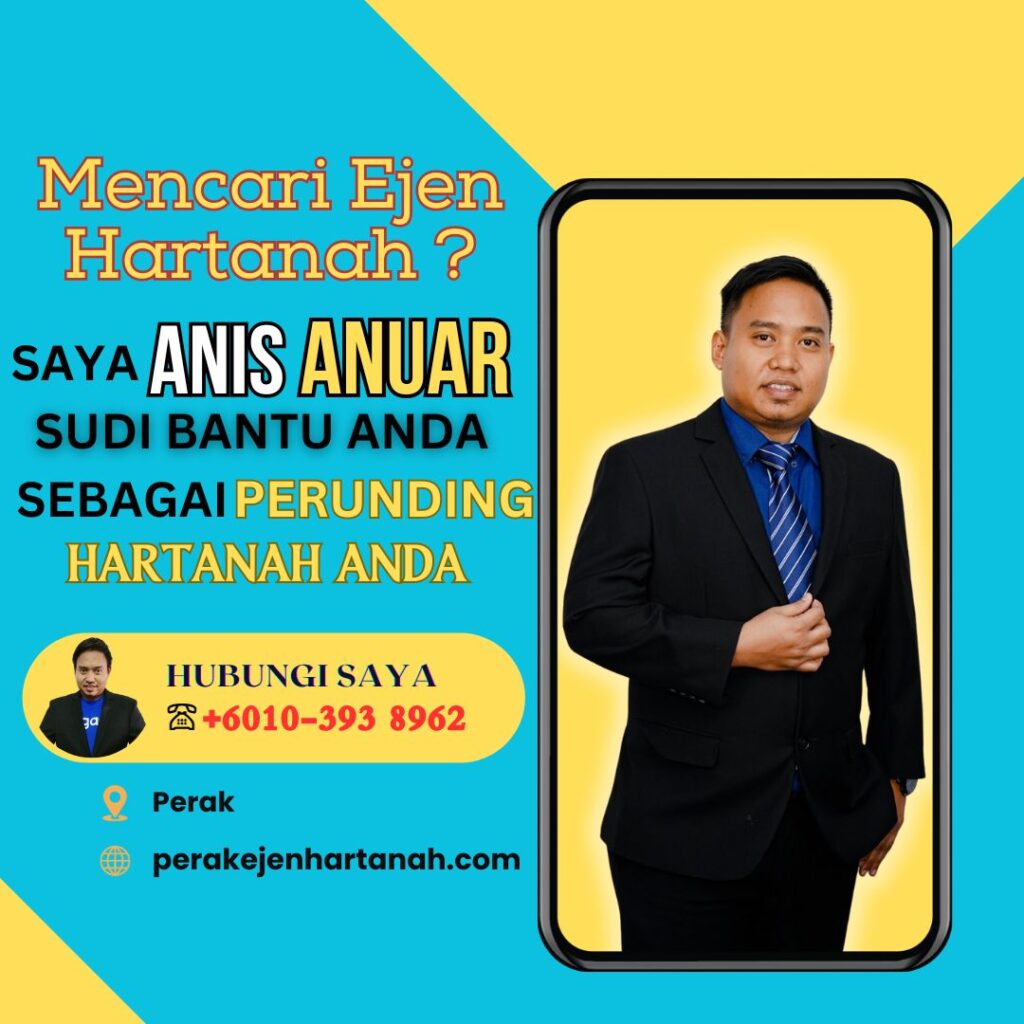 Ejen Hartanah Perak profesional. Urus jual, beli, sewa & refinance hartanah anda dengan mudah