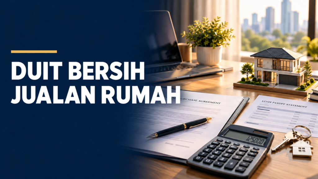 Kira duit bersih selepas jual rumah termasuk baki loan dan kos jualan