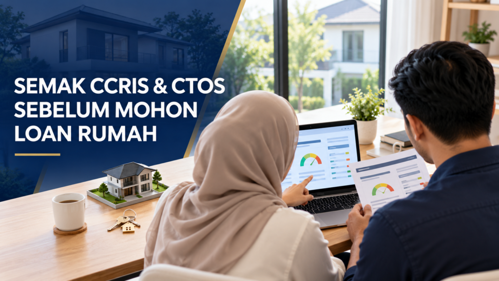 Cara semak CCRIS dan CTOS sebelum mohon loan rumah