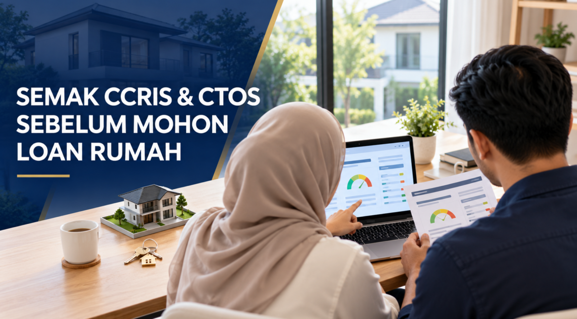 Cara semak CCRIS dan CTOS sebelum mohon loan rumah
