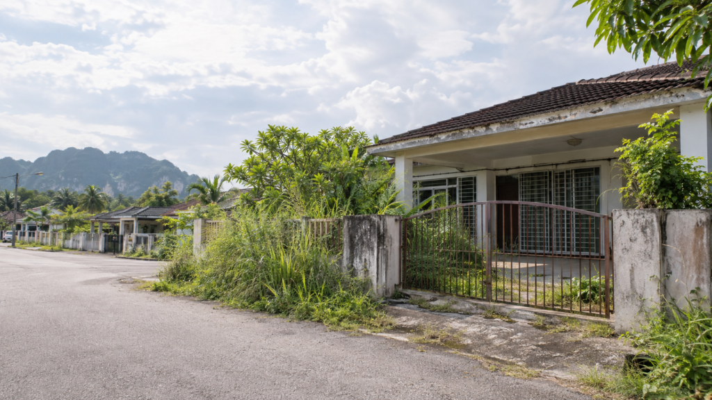 Rumah terbengkalai untuk dijual di Perak