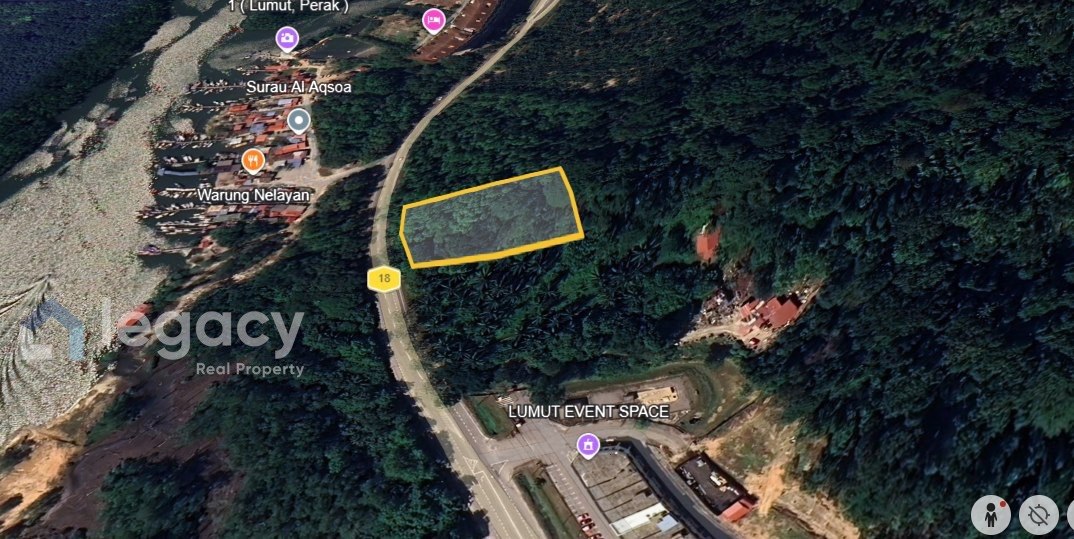 Tanah 1.1248 Ekar, Bandar Lumut Manjung Untuk Dijual